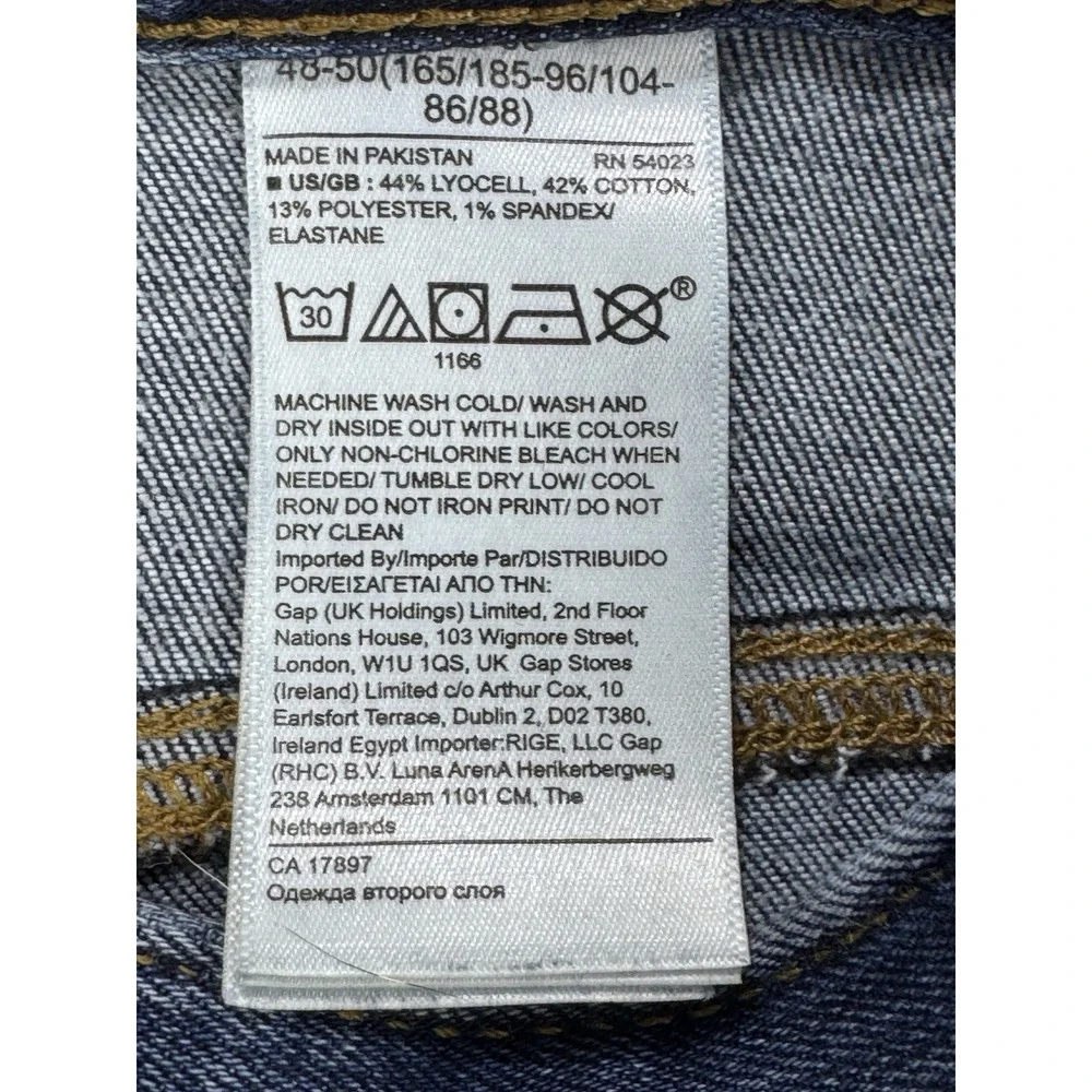 Banana Republic Traveler Slim Fit Jeans Men 34x32 Blue Slim 5 Pkt Denim Straight